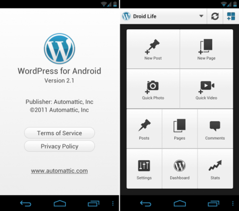 Quem tem blogs, pode e deve usar o WordPress para Android! Usando o WP para Android
