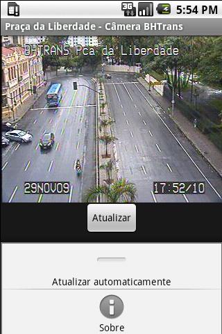 Veja as câmeras da BHTrans no telefone App de câmeras da BHTrans