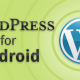 WordPress para telefones e tablets Android