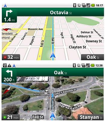 Celuar com GPS - navegação Navegação GPS com o celular