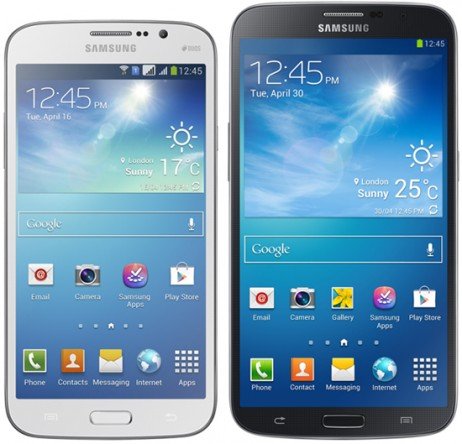 Os parentes gigantes! Samsung Galaxy Mega