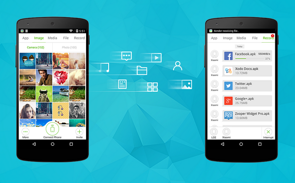 Como transferir arquivos entre dispositivos Android? Transferir arquivos Android