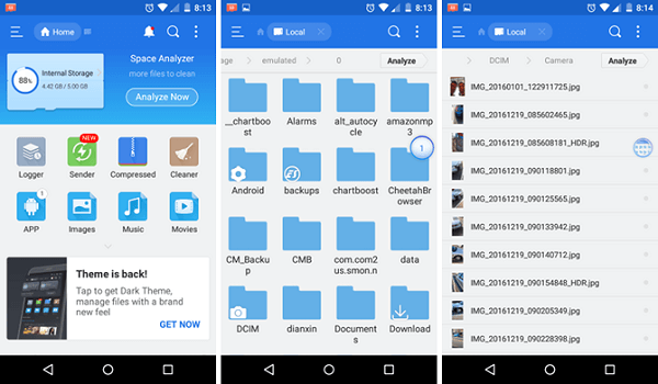 Qual o melhor gerenciador de arquivos para Android? Gerenciamento de arquivos