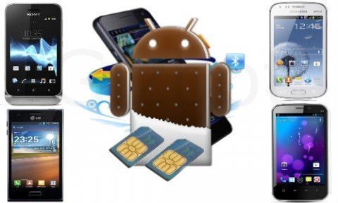 Usando um aparelhos smartphone Dual SIM