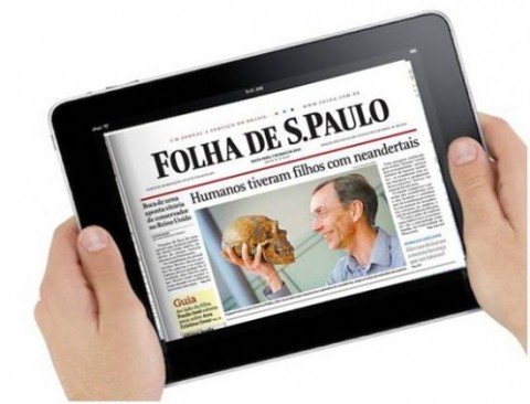 Disponibilidade do aplicativo Folha