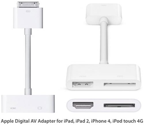 Adaptador HDMI para iPad e iPhone