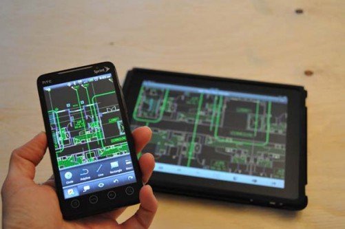 AutoCAD para smartphones e tablets