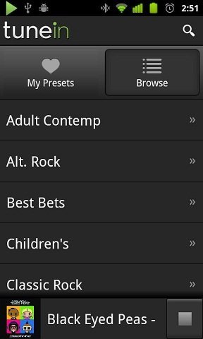 Ouvir rádio no Android