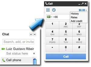 Janelinha do Google Voice