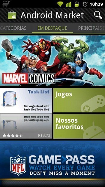 Android Market do Gingerbread CyanogenMod7