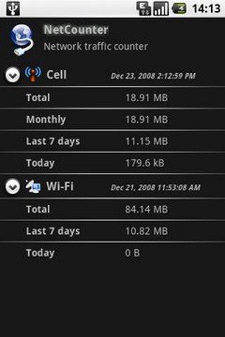 Medir uso da franquia 3G