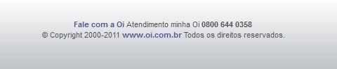 0800 do Minha oi