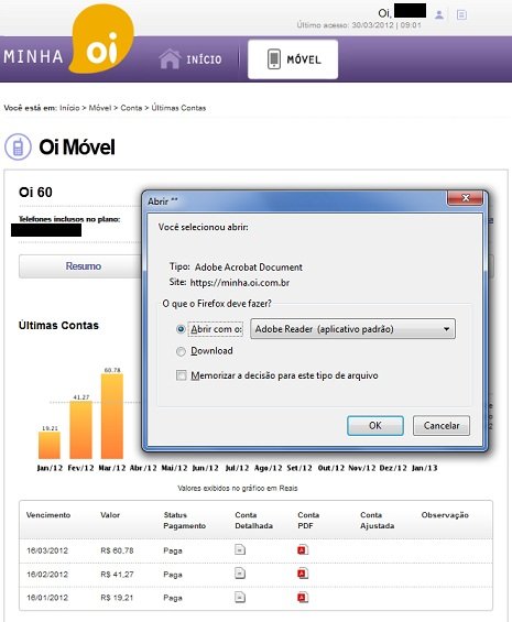 Download da segunda via da conta o