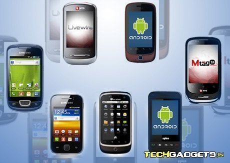 Exemplos de aparelhos com sistema operacional Android