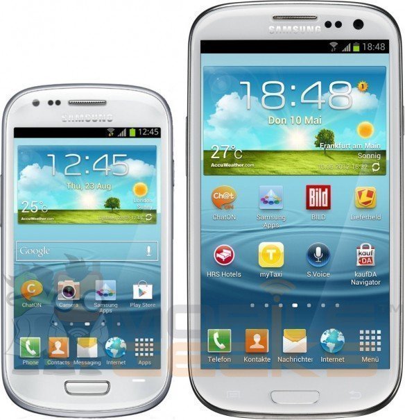 Galaxy S3 contra o Galaxy S3 mini