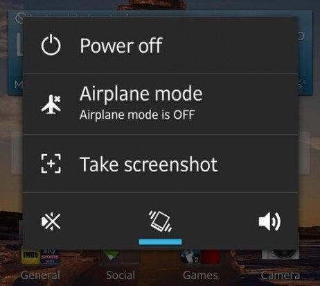 Captura de tela em ROMS modificadas do Android