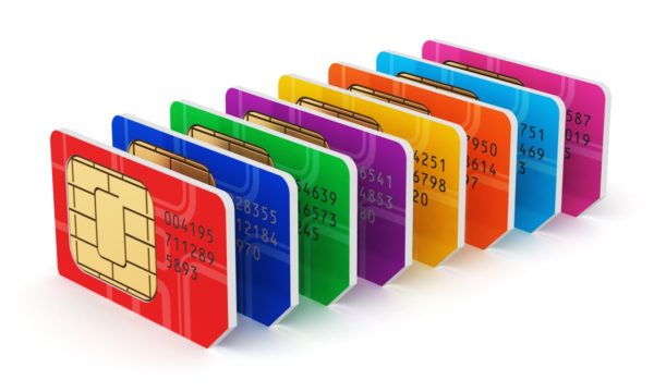 Registrar cartão SIM