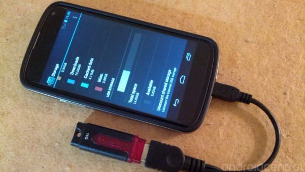Conectando o Android a um pen drive