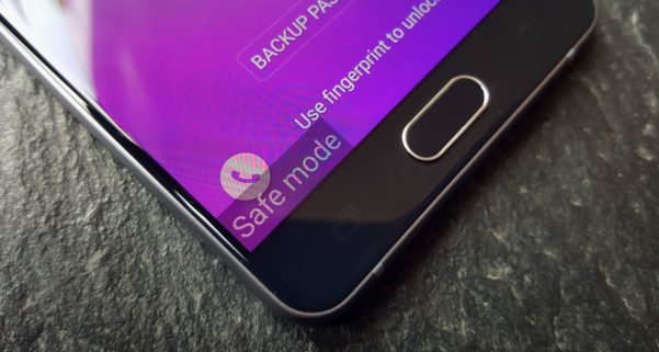 Modo seguro no smartphone