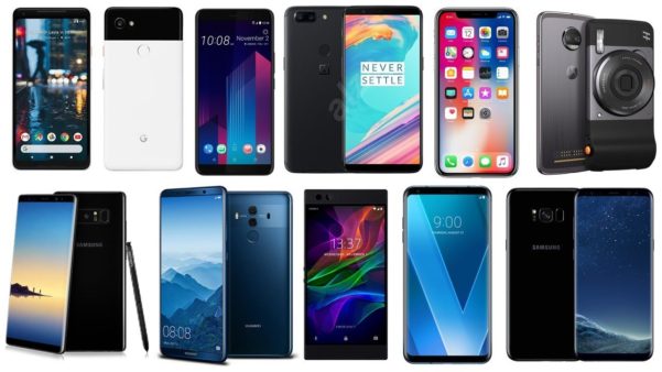 Celulares topo de linha