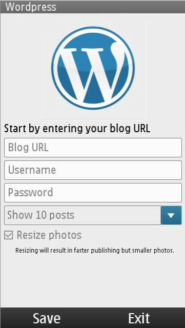 WP para plataformas Symbian