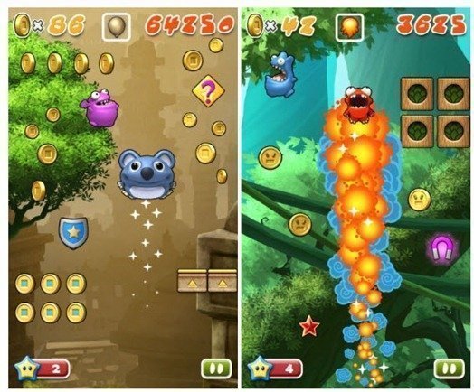 Jogo para celular grátis: Mega Jump - Telefones Celulares